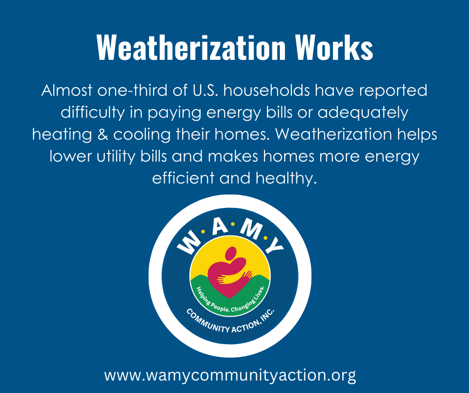 W.A.M.Y. Community Action Offering Free Weatherization Services to  Low-Income Households