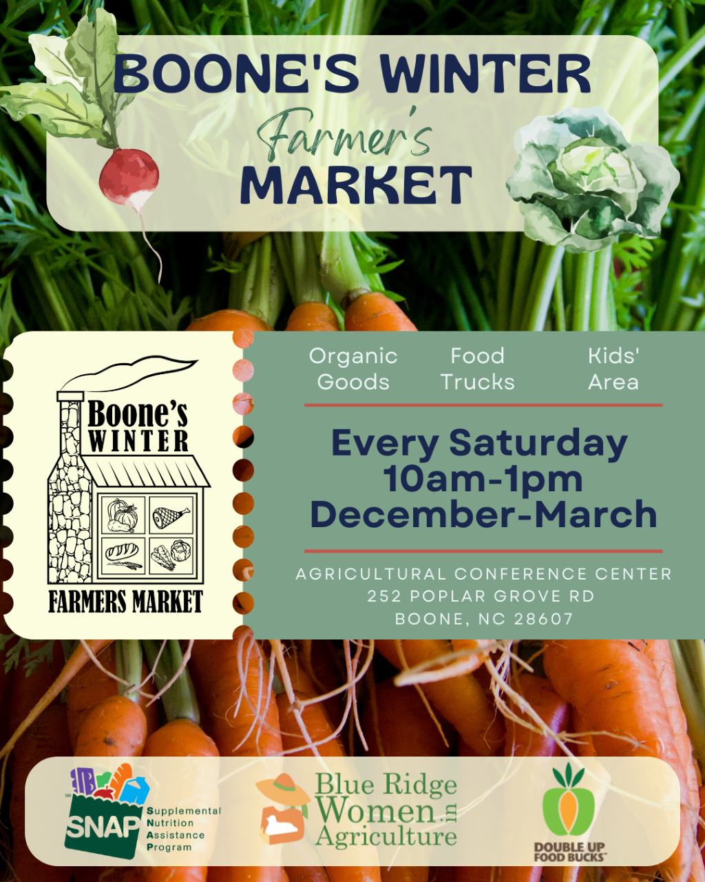 Winter Boone Farmers Market is coming back December 3rd